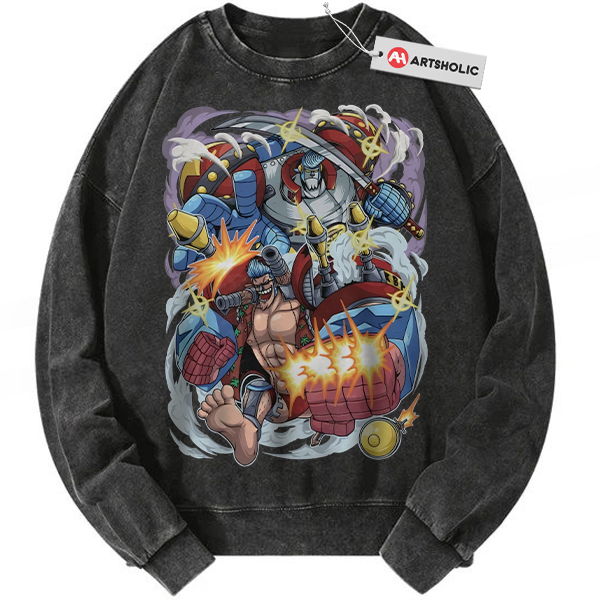Franky Sweatshirt, One Piece Sweatshirt, Anime Sweatshirt, Vintage Sweatshirt