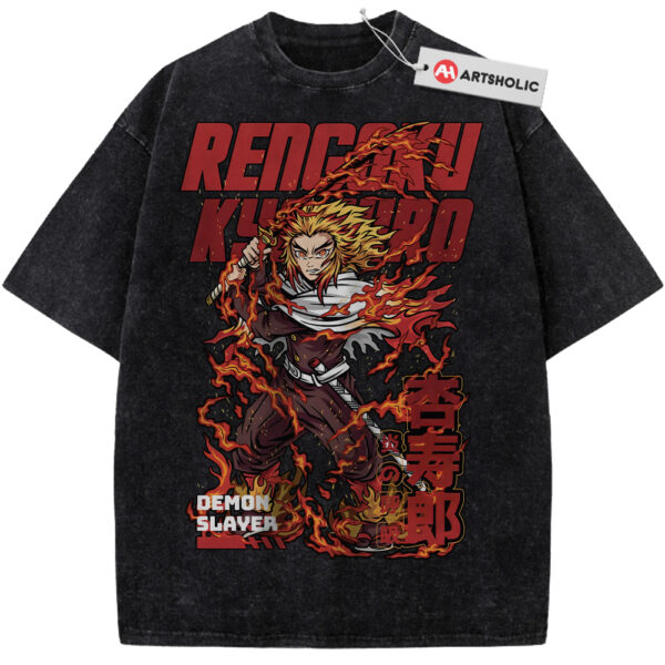 Kyojuro Rengoku Shirt, Demon Slayer Shirt, Anime Shirt, Vintage Tee