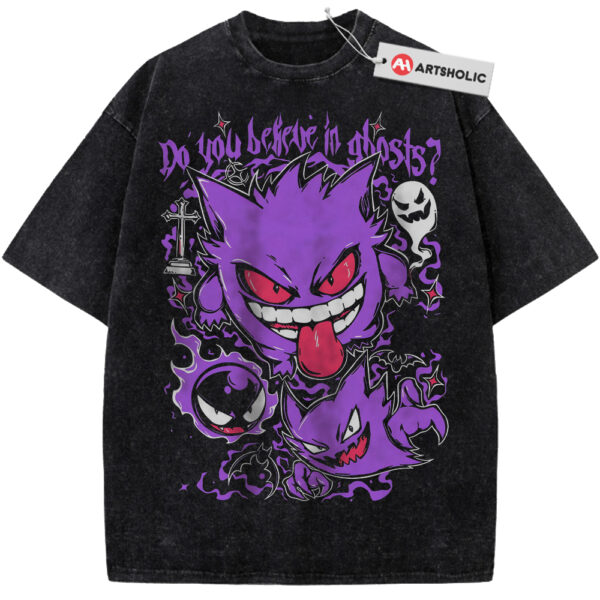 Haunter Shirt, Gengar Shirt, Gatsly Shirt, Pokemon Shirt, Anime Shirt, Vintage Tee
