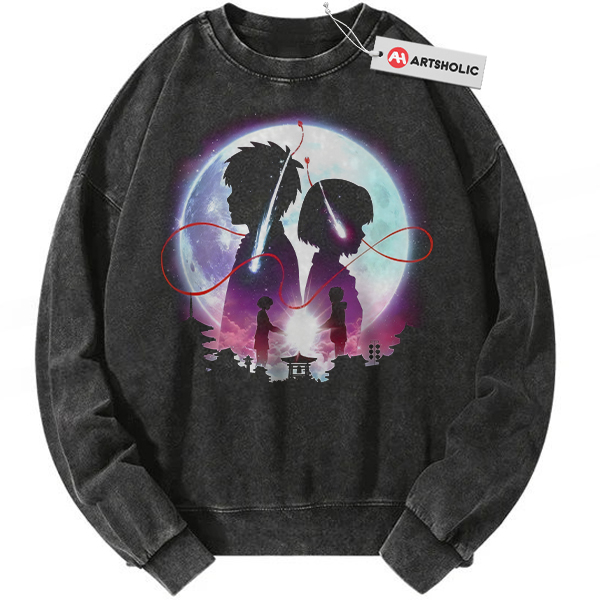 Your Name Sweatshirt, Anime Sweatshirt, Vintage Sweatshirt