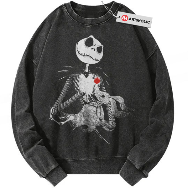 Jack Skellington Sweatshirt, The Nightmare Before Christmas Sweatshirt, Animated Sweatshirt, Vintage Sweatshirt