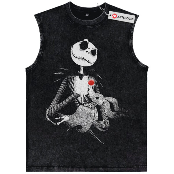 Jack Skellington Tank Top, The Nightmare Before Christmas Tank Top, Animated Tank Top, Vintage Tank Top
