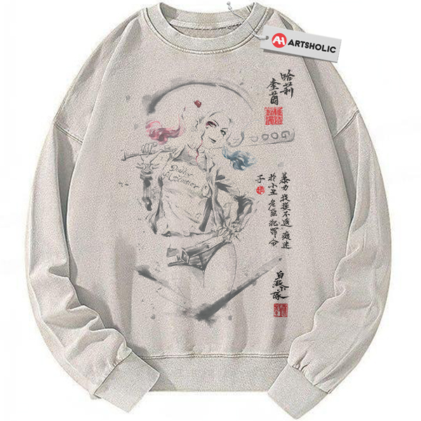 Harley Quinn Sweatshirt, DC Comics Sweatshirt, Vintage Sweatshirt