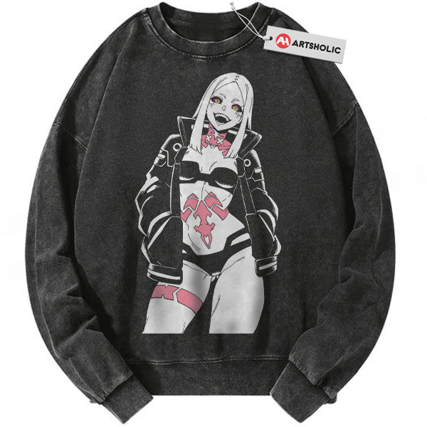 Rebecca Sweatshirt, Cyberpunk: Edgerunners Sweatshirt, Game Sweatshirt, Vintage Sweatshirt