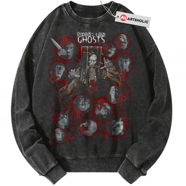 ThirSweatshirtn Ghosts Sweatshirt, Halloween Sweatshirt, Horror Sweatshirt, Vintage Sweatshirt