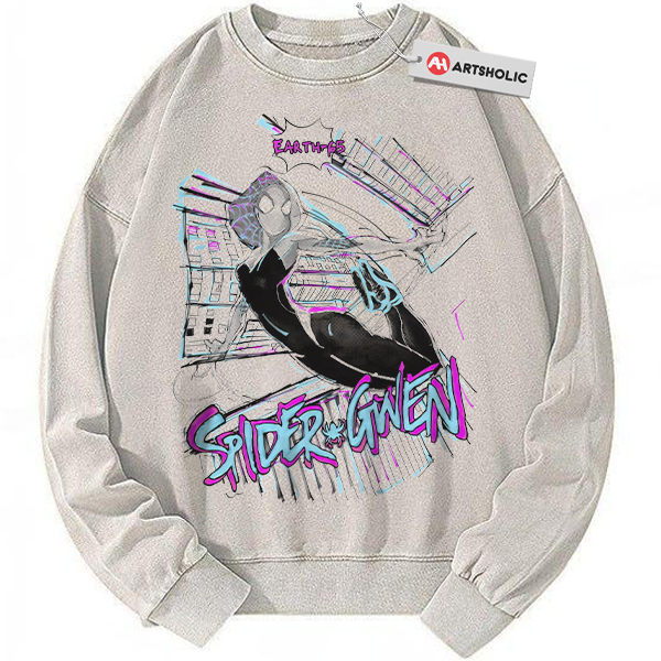 Spider-Gwen Sweatshirt, Spider Woman Sweatshirt, Marvel Comics Sweatshirt, Vintage Sweatshirt