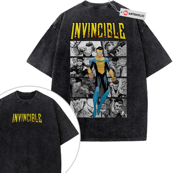 Invincible Shirt, Image Comics Shirt, Vintage T-Shirt 2-Sided