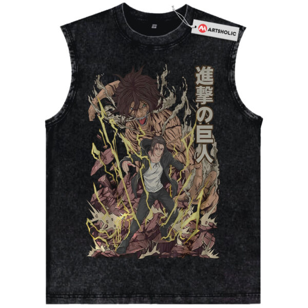 Eren Yeager Tank Top, Attack On Titan Tank Top, AOT Tank Top, Anime Tank Top, Vintage Tank Top