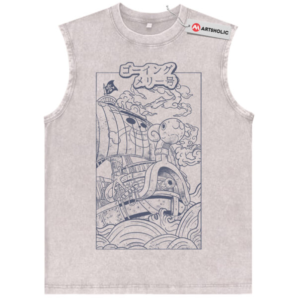 Going Merry Tank Top, One Piece Tank Top, Anime Tank Top, Vintage Tank Top