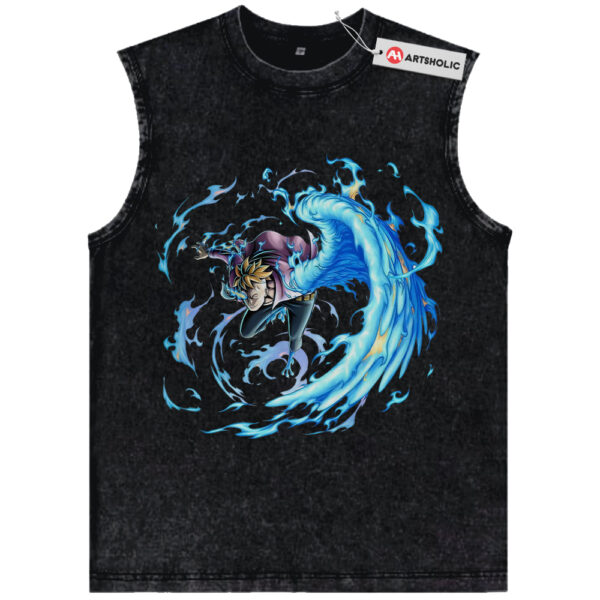 Marco Tank Top, One Piece Tank Top, Anime Tank Top, Vintage Tank Top
