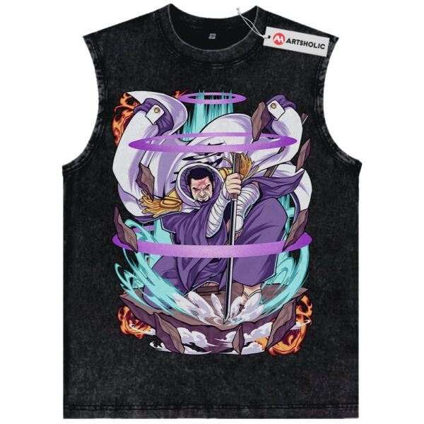 Fujitora Tank Top, Issho Tank Top, One Piece Tank Top, Anime Tank Top, Vintage Tank Top