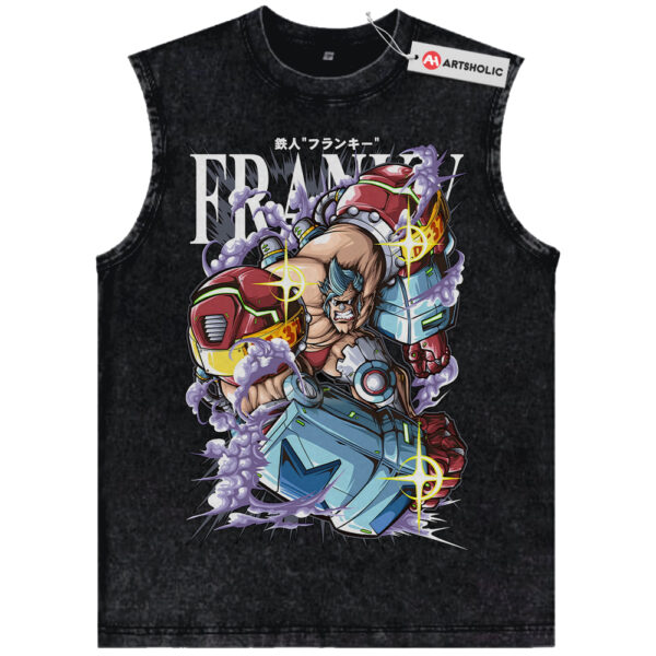 Franky Tank Top, One Piece Tank Top, Anime Tank Top, Vintage Tank Top