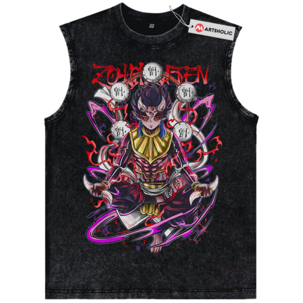 Hantengu Tank Top, Demon Slayer Tank Top, Anime Tank Top, Vintage Tank Top