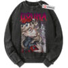 Doma Sweatshirt, Demon Slayer Sweatshirt, Anime Sweatshirt, Vintage Sweatshirt