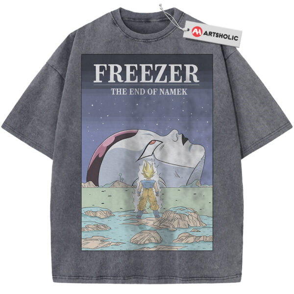 Son Goku Shirt, Frieza Shirt, Dragon Ball Shirt, Anime Shirt, Vintage Tee - Grey, XL