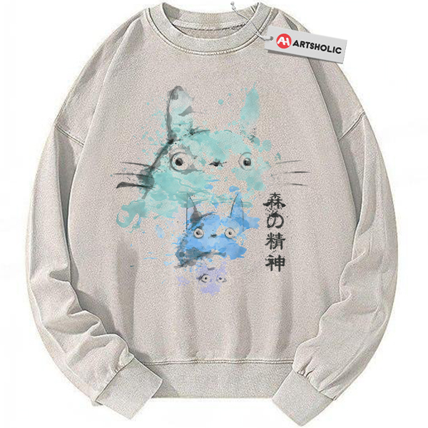 My Neighbor Totoro Sweatshirt, Studio Ghibli Sweatshirt, Anime Sweatshirt, Vintage Sweatshirt