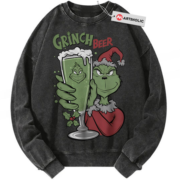 The Grinch Sweatshirt, Christmas Sweatshirt, Animated Sweatshirt, Vintage Sweatshirt