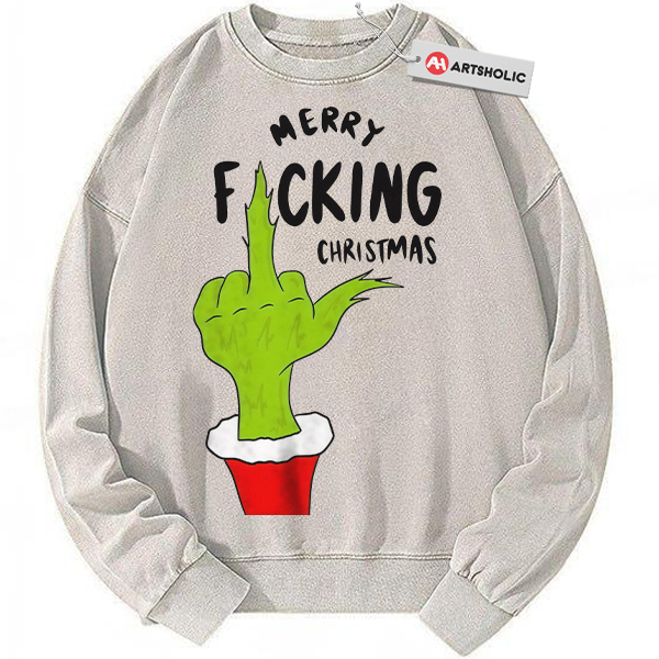 The Grinch Sweatshirt, Christmas Sweatshirt, Animated Sweatshirt, Vintage Sweatshirt