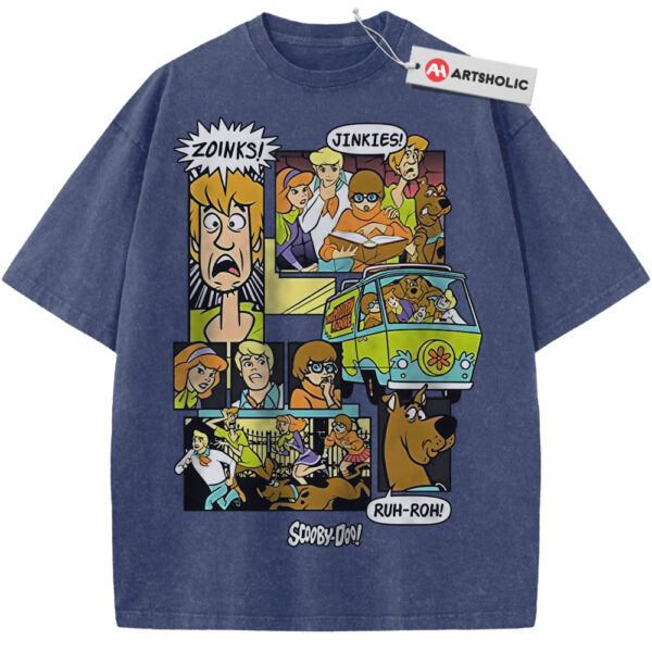 Scooby-Doo Shirt, Animated Shirt, Vintage T-Shirt - Blue, 2XL