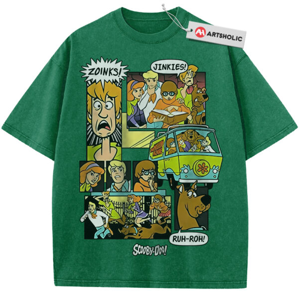 Scooby-Doo Shirt, Animated Shirt, Vintage T-Shirt - Grass Green, XL