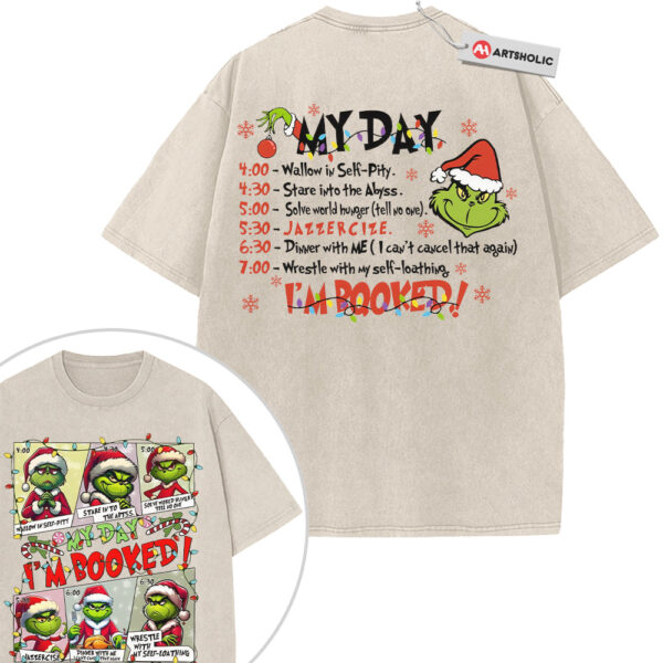 The Grinch Shirt, Christmas Shirt, Animated Shirt, Vintage T-Shirt 2-Sided