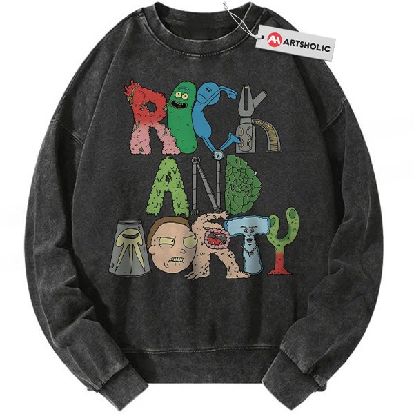 Rick and Morty Sweatshirt, Animated Sweatshirt, Vintage Sweatshirt