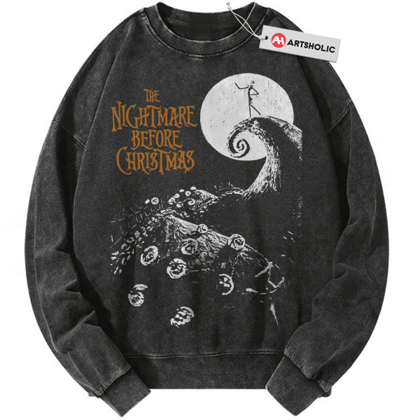 The Nightmare Before Christmas Sweatshirt, Animated Sweatshirt, Vintage Sweatshirt