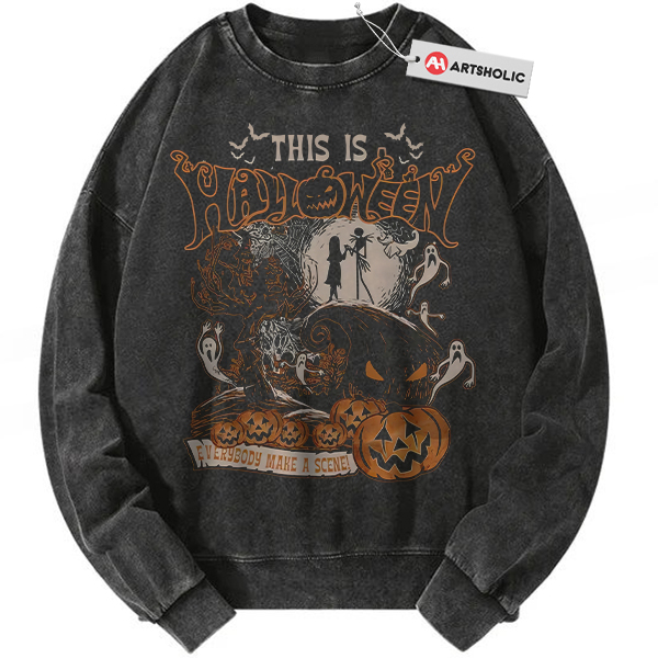 The Nightmare Before Christmas Sweatshirt, Animated Sweatshirt, Vintage Sweatshirt