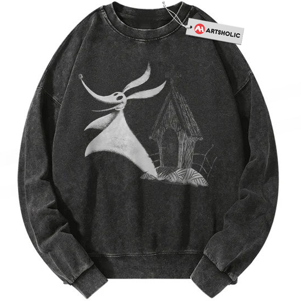 Zero Sweatshirt, The Nightmare Before Christmas Sweatshirt, Animated Sweatshirt, Vintage Sweatshirt