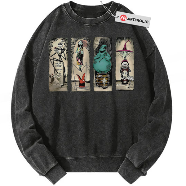 The Nightmare Before Christmas Sweatshirt, Animated Sweatshirt, Vintage Sweatshirt