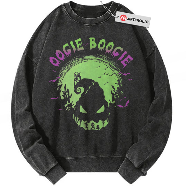 Oogie Boogie Sweatshirt, The Nightmare Before Christmas Sweatshirt, Animated Sweatshirt, Vintage Sweatshirt