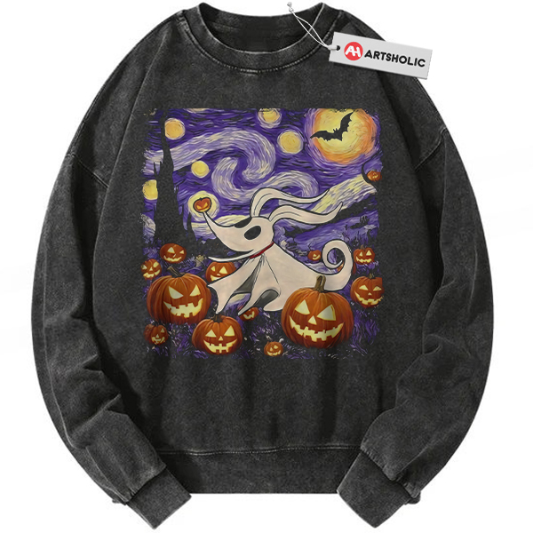Zero Sweatshirt, The Nightmare Before Christmas Sweatshirt, Animated Sweatshirt, Vintage Sweatshirt