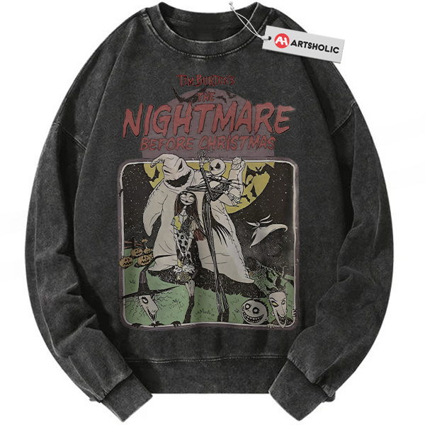 The Nightmare Before Christmas Sweatshirt, Animated Sweatshirt, Vintage Sweatshirt