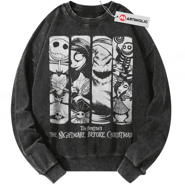 The Nightmare Before Christmas Sweatshirt, Animated Sweatshirt, Vintage Sweatshirt
