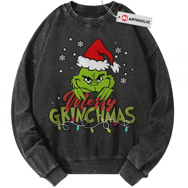 The Grinch Sweatshirt, Christmas Sweatshirt, Animated Sweatshirt, Vintage Sweatshirt