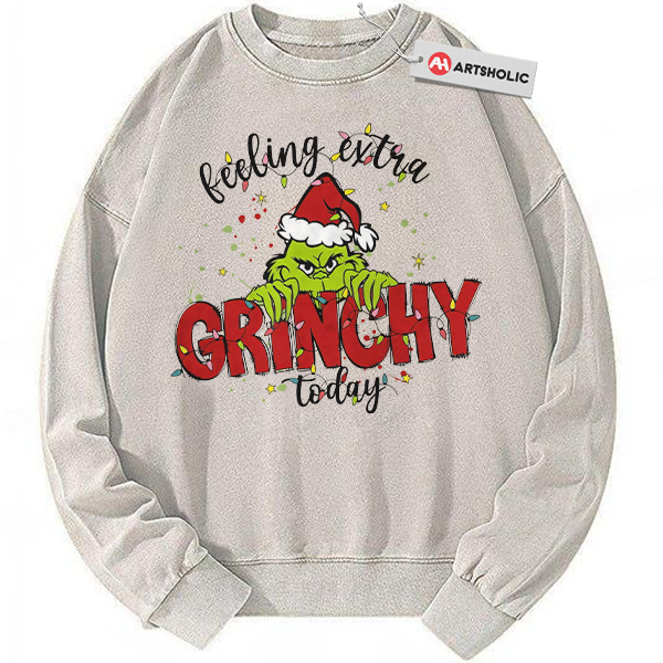 The Grinch Sweatshirt, Christmas Sweatshirt, Animated Sweatshirt, Vintage Sweatshirt