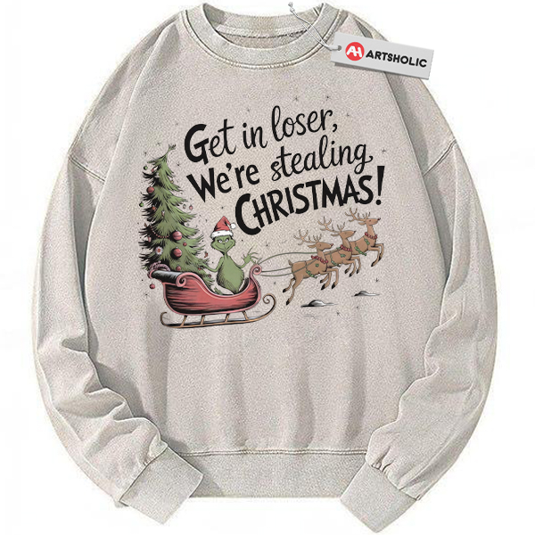 The Grinch Sweatshirt, Christmas Sweatshirt, Animated Sweatshirt, Vintage Sweatshirt