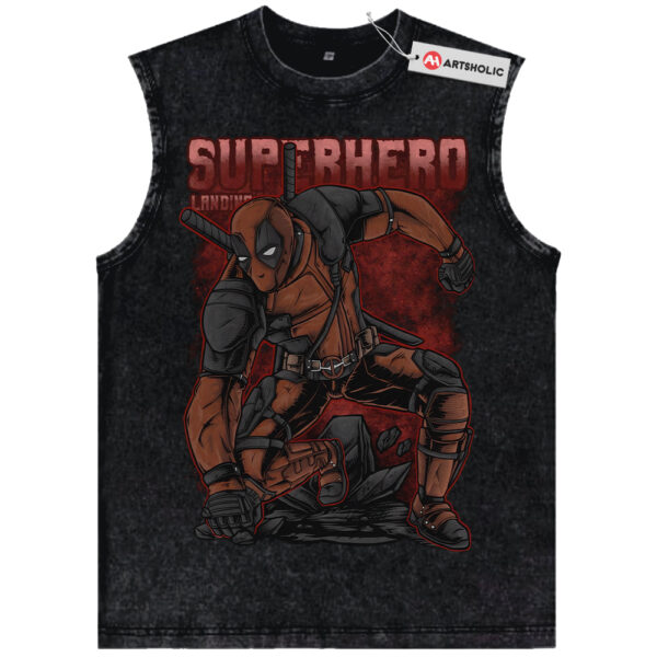 Deadpool Tank Top, Marvel Comics Tank Top, Vintage Tank Top