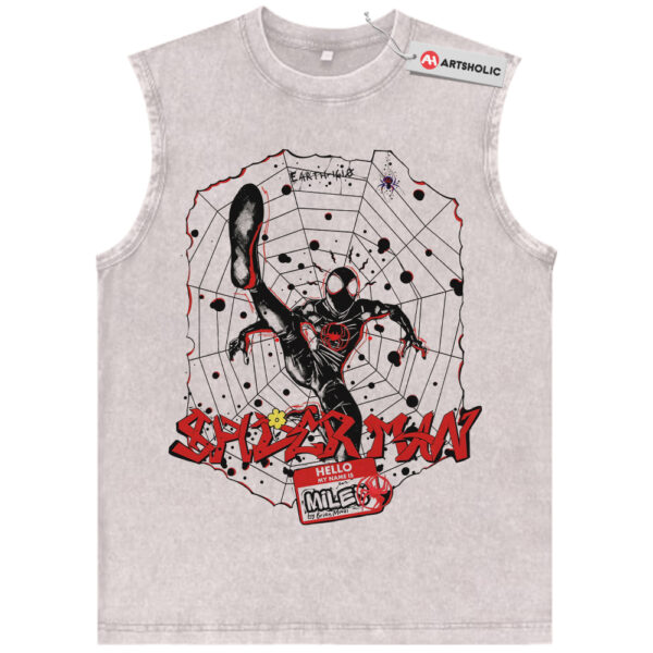 Miles Morales Tank Top, Spider Man Tank Top, Marvel Comics Tank Top, Vintage Tank Top
