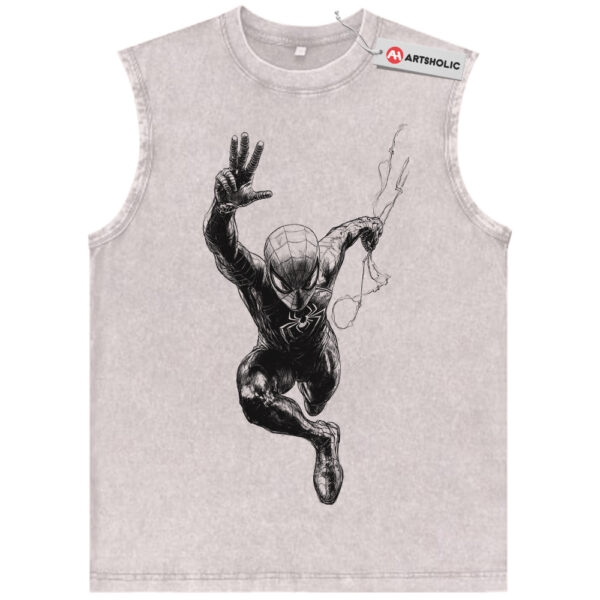 Spider Man Tank Top, Marvel Comics Tank Top, Vintage Tank Top