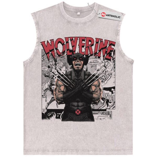 Wolverine Tank Top, Marvel Comics Tank Top, Vintage Tank Top