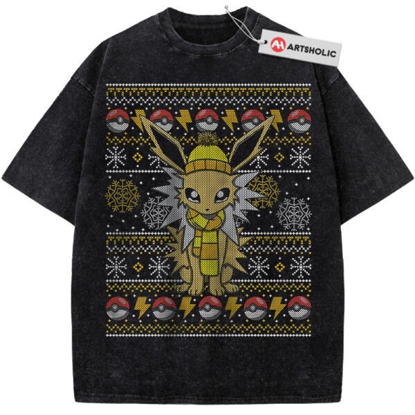 Jolteon Shirt, Pokemon Shirt, PKM Shirt, Christmas Shirt, Anime Shirt, Vintage T-Shirt