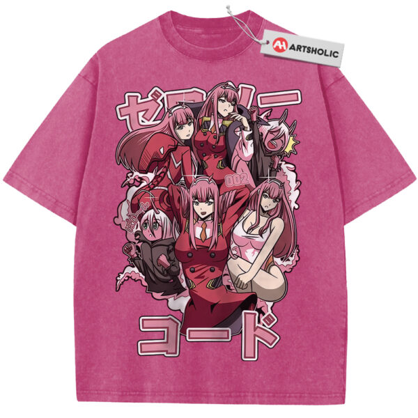 Zero Two Shirt, Darling in the Franxx Shirt, Anime Shirt, Vintage T-Shirt