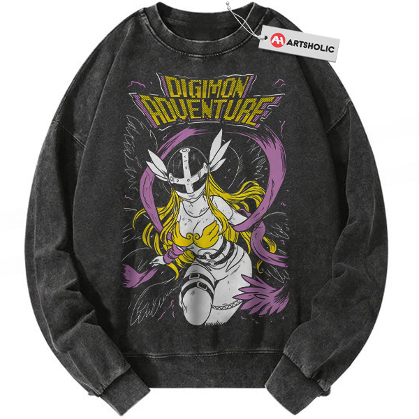 Angewomon Sweatshirt, Digimon Sweatshirt, Anime Sweatshirt, Vintage Sweatshirt