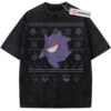 Gengar Shirt, Pokemon Shirt, PKM Shirt, Christmas Shirt, Anime Shirt, Vintage T-Shirt