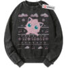 Jigglypuff Sweatshirt, Pokemon Sweatshirt, PKM Sweatshirt, Christmas Sweatshirt, Anime Sweatshirt, Vintage Sweatshirt