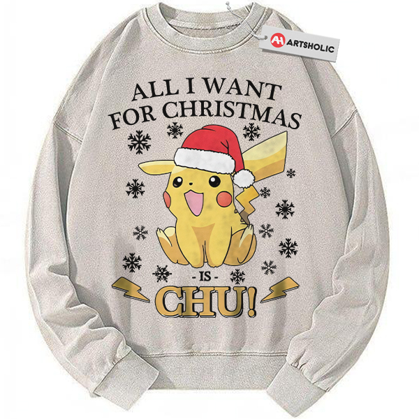 Squirtle Sweatshirt, Pokemon Sweatshirt, PKM Sweatshirt, Christmas Sweatshirt, Anime Sweatshirt, Vintage Sweatshirt
