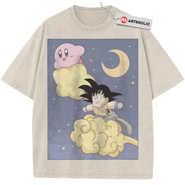Son Goku Shirt, Kirby Shirt, Dragon Ball Shirt, Anime Shirt, Vintage Tee