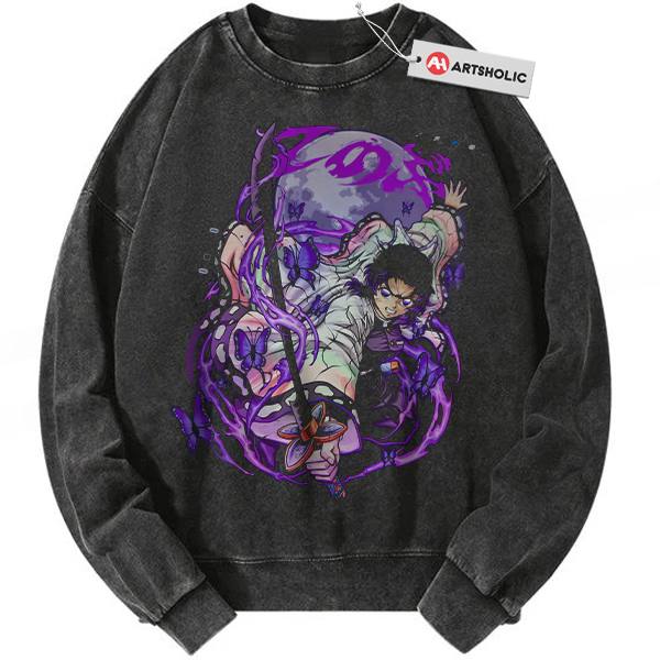 Shinobu Kocho Sweatshirt, Demon Slayer Sweatshirt, Anime Sweatshirt, Vintage Sweatshirt