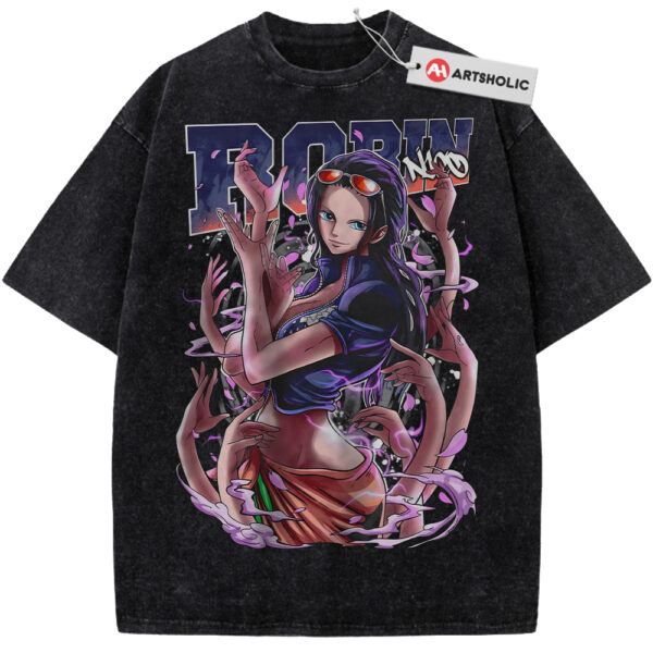 Nico Robin Shirt, One Piece Shirt, Anime Shirt, Vintage Tee